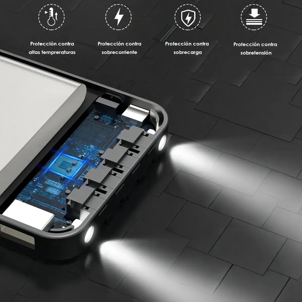 Power Bank  Multiconector 10.000mah  1hora