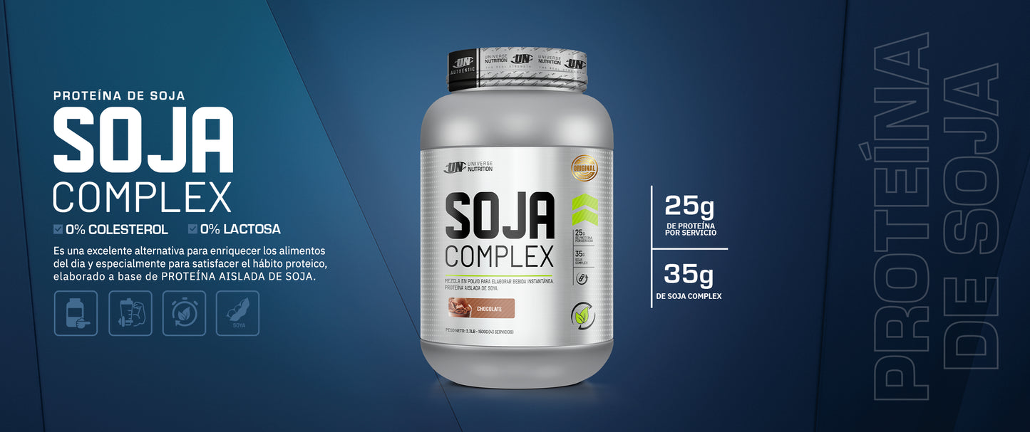 SOJA COMPLEX PROTEÍNA UNIVERSE NUTRITION 1.5KG