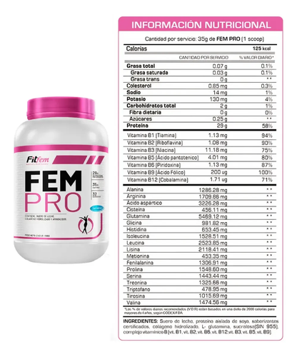 FEM PRO WHEY UNIVERSE NUTRITION 1.1 kg