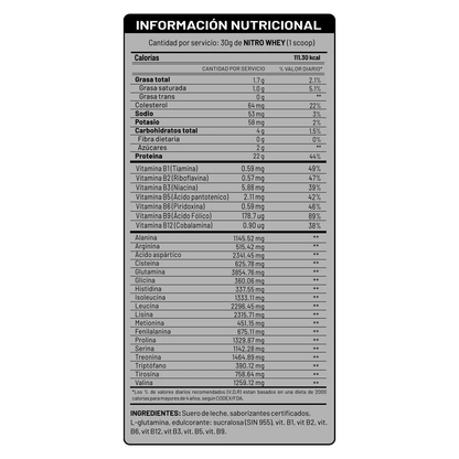 NITRO WHEY UNIVERSE NUTRITION 2.5KG