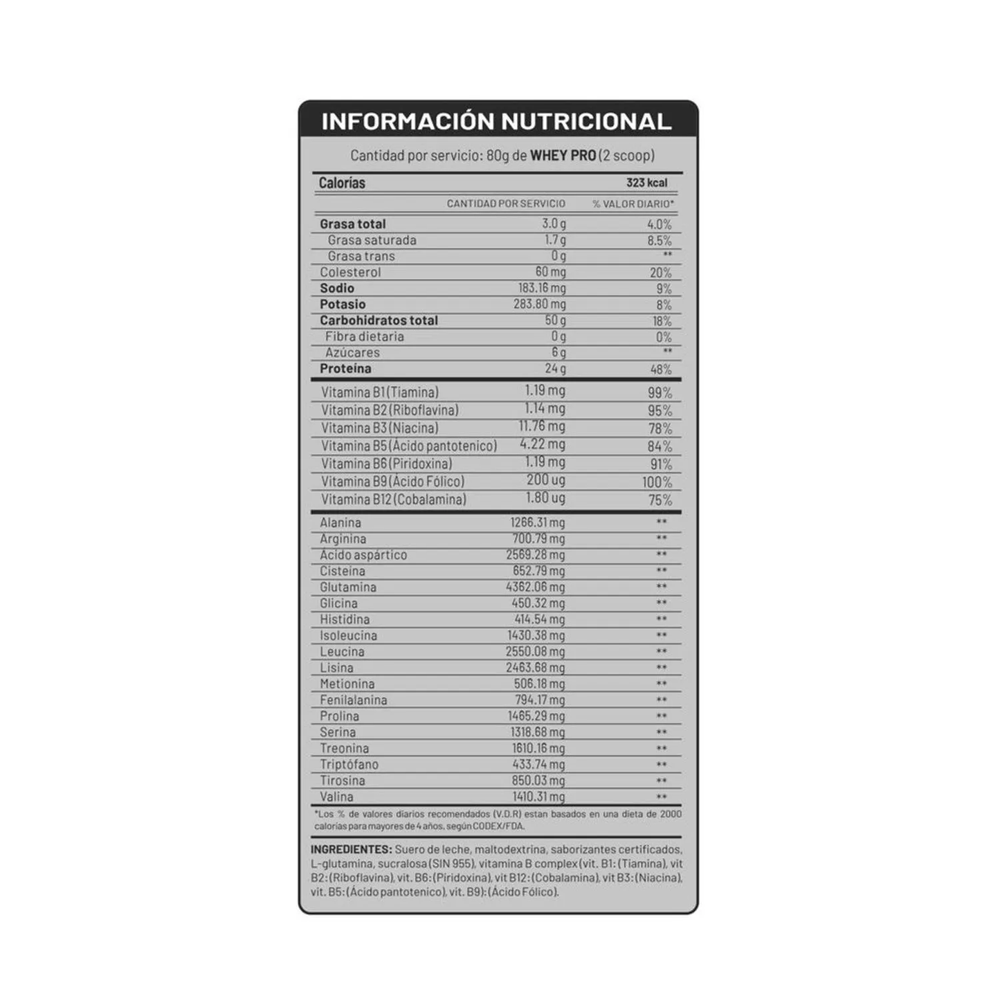 WHEY PRO UNIVERSE NUTRITION 5KG