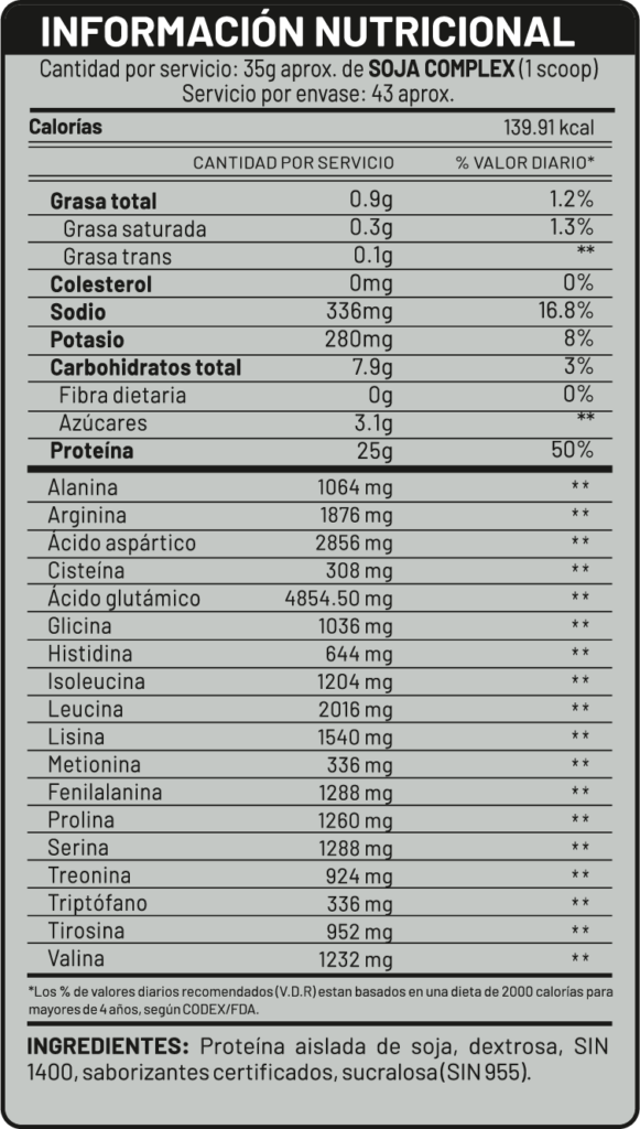 SOJA COMPLEX PROTEÍNA UNIVERSE NUTRITION 1.5KG